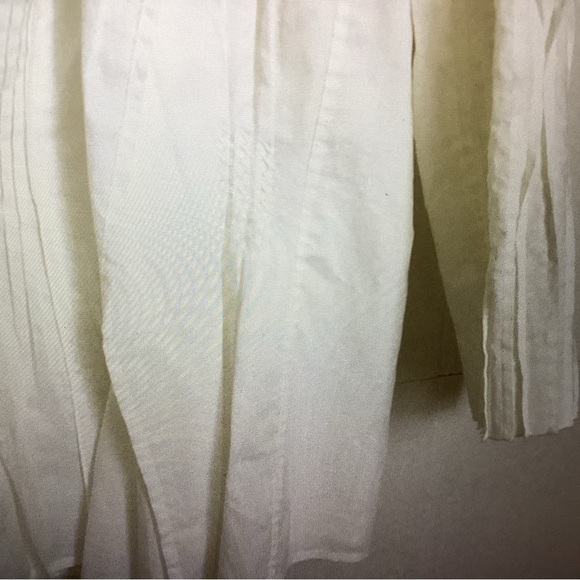 Elie Tahari white Mischa jacket Size Small 100% cotton no belt NWT - Picture 5 of 15